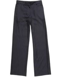 Acne Studios - Pinstripe-Pattern Trousers - Lyst