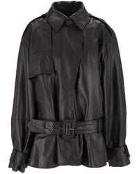 ROTATE BIRGER CHRISTENSEN - Veste De Moto En Cuir - Lyst