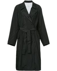 Calvin Klein Impermeabile con cintura - Nero