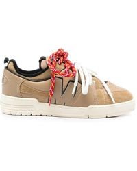 Moschino - Kevin Panelled Sneakers - Lyst