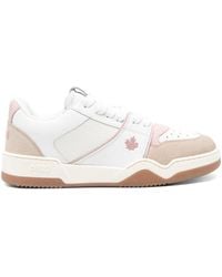 DSquared² - Spiker Leather Sneakers - Lyst