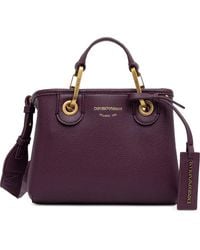 Emporio Armani - Sac À Main À Logo Imprimé - Lyst