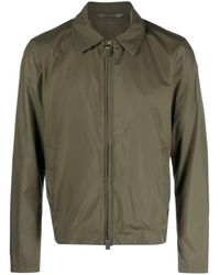 Canali - Goatskin Zip-Up Shirt Jacket - Lyst