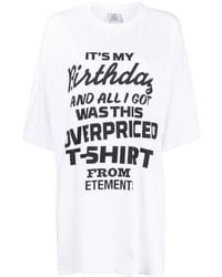Vetements - Birthday Graphic-print T-shirt - Lyst