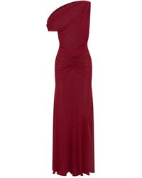 Nicholas - Elza One-Shoulder Ruched Maxi Dress - Lyst