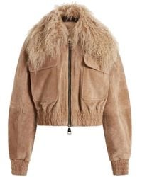 16Arlington - Cie Fur-Collar Suede Jacket - Lyst