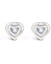 Pragnell - Pendientes Sundance en oro blanco de 18 ct con diamantes - Lyst