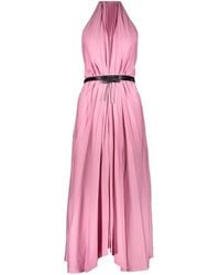 Ellery - Geplooide Midi-Jurk - Lyst