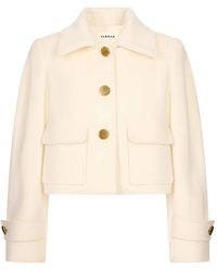P.A.R.O.S.H. - Button-Up Cropped Jacket - Lyst