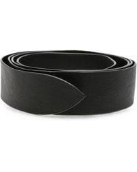 Cortana - Grained-Texture Belt - Lyst
