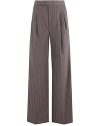 Isabelle Blanche - Striped Straight-Leg Trousers - Lyst