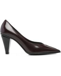 Roberto Festa - Pointed-Toe Leather Pumps - Lyst