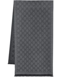 Gucci - gg Motief Wollen Sjaal - Lyst