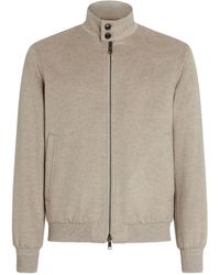 ZEGNA - Cashmere Zip-Fastening Bomber Jacket - Lyst