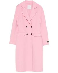ERMANNO FIRENZE - Abrigo con doble botonadura - Lyst