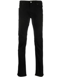 Jacob Cohen - Slim-Fit-Jeans mit Logo-Patch - Lyst
