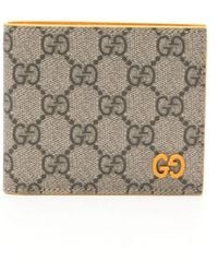 Gucci - Portefeuille monogrammé à plaque logo GG - Lyst