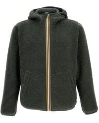 K-Way - Reversible Hooded Jacket - Lyst