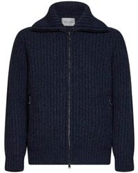 Roberto Collina - Chunky-Knit Zip-Up Cardigan - Lyst