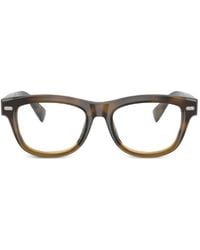 Brunello Cucinelli - Brille Mit Eckigem Gestell - Lyst