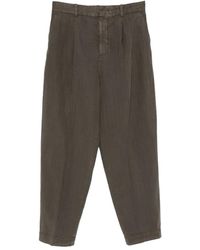 PT Torino - Pleated Tapered-Leg Trousers - Lyst