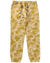 A Bathing Ape - Color Camo Shark Track Pants - Lyst