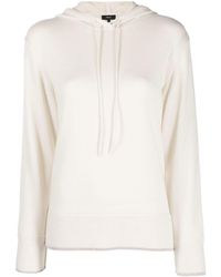Theory - Knitted Cotton-blend Hoodie - Lyst