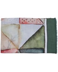 D'Aniello - Perla Schal Im Patchwork-Look - Lyst