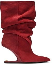 Balmain - Stiefeletten Mit Wedge-Absatz - Lyst