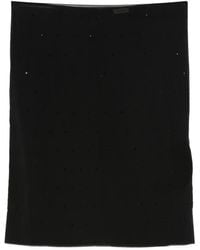 St. Agni - Glass Beaded Midi Skirt - Lyst