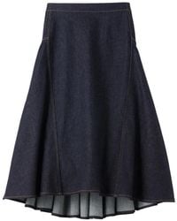 Jacquemus - The Lavoir De-Nîmes Denim Skirt - Lyst
