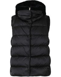 Herno - Quilted Hooded Gilet - Lyst
