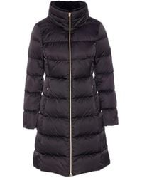 Herno - Gewatteerde Oversized Jas Met Hoge Hals - Lyst