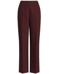 Alberta Ferretti - Pleat-Detail Trousers - Lyst