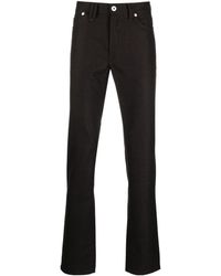 Brioni - Low-rise Slim-fit Tapered Trousers - Lyst