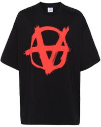 Vetements - Reverse Anarchy Cotton T-shirt - Lyst
