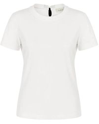 Lanvin - Grosgrain Bow-Detail T-Shirt - Lyst