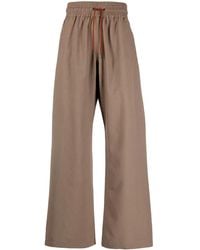 Viktor & Rolf - Wide-Leg Drawstring-Waist Trousers - Lyst