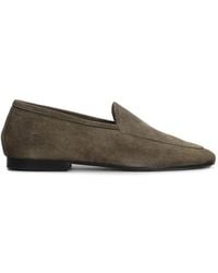 Anniel - Mocassins En Daim À Bout En Amande - Lyst