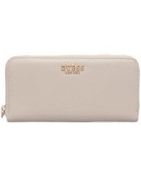 Guess - Portefeuille Zippé Amorette À Plaque Logo - Lyst