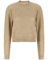 Brunello Cucinelli - Gebreide Trui Met Pailletten - Lyst