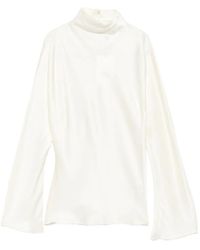 Rohe - High-Neck Button-Back Top - Lyst