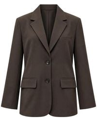 ELEH - Single-Breasted Notched-Lapels Blazer - Lyst