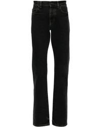 Saint Laurent - Jeans Mit Logo-Knöpfen - Lyst