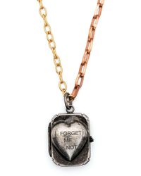 Marni - Heart-pendant Chain-link Necklace - Lyst