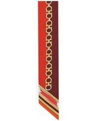 Ferragamo - Feline-Print Bandeau Scarf - Lyst