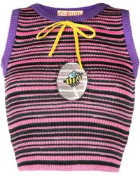 Cormio - Gloria Striped Knitted Top - Lyst