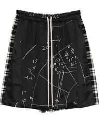 Rick Owens - Pantalones Cortos Con Cinturilla Elástica - Lyst