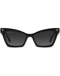 DSquared² - Zonnebril Met Cat-Eye Montuur - Lyst
