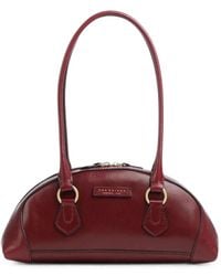 The Bridge - Magda Leather Shoulder Bag - Lyst